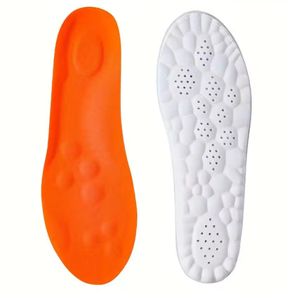 High Elasticity Latex Sport Insoles Soft Shoe Pads Arch Support Orthotic Insoles Breathable Deodorant Insole.