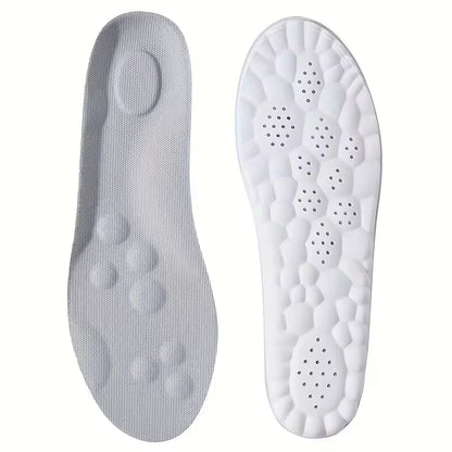 High Elasticity Latex Sport Insoles Soft Shoe Pads Arch Support Orthotic Insoles Breathable Deodorant Insole.